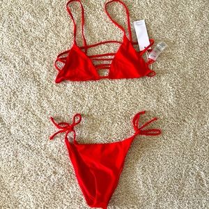 Tobi, red bikini!